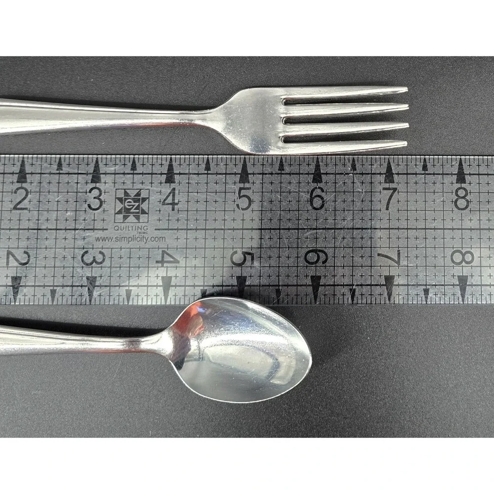Set of 6 Oneida PROFILE Teaspoons Dinner Forks‎ Spoons 6